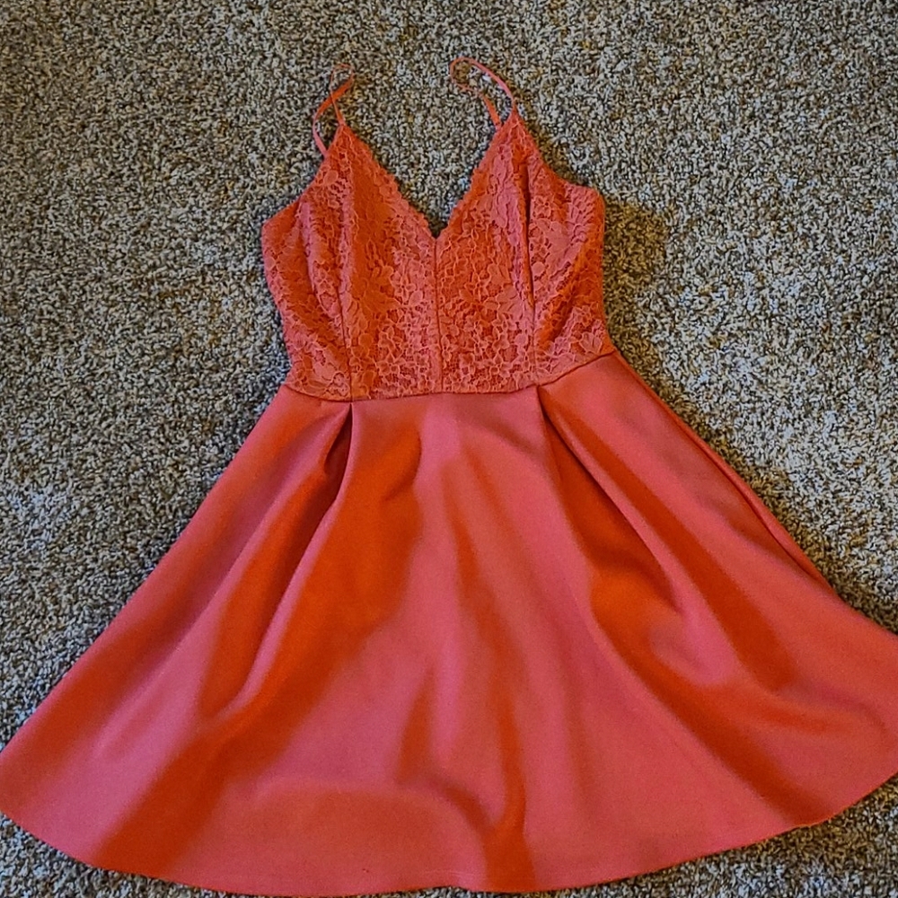 Salmon/Orange Dress